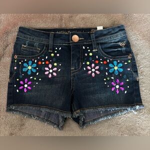 NWT Justice Premium Girls Shorts Size 8
